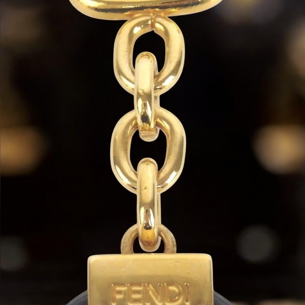 FENDI Pequín Leather Bag Charm/Keychain with Box 🤩 - Picture 4 of 6